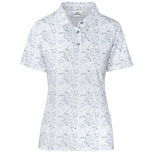 Ladies Flexxion Golf Shirt White Front